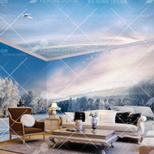3D Theme Winter Scene Nature Mural 15894840