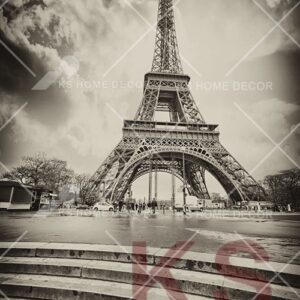 Black & White Paris Tower Building & Landmarks Mural 18980053_xxl