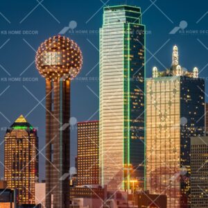 New York Dallas Nature Building & Landmarks Mural 27087269