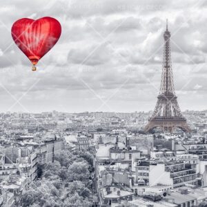 Paris Tower City View Art Skyline Mural 310464947