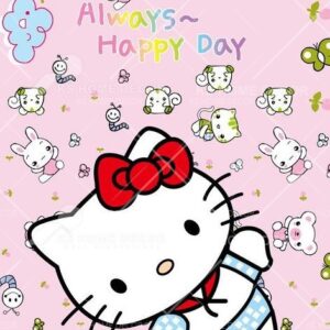 Hello Kitty Character Mural CC120001