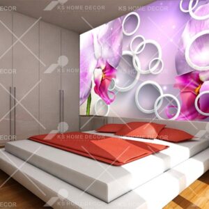 3D Circle Vector Pink Floral Mural 561f089cedd53_1024