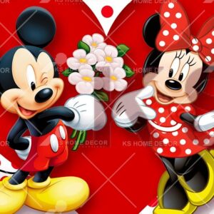 Mickey Minnie Mouse Character Mural C27