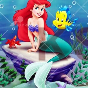 Little Mermaid Ariel Princess Edible Character Mural C36