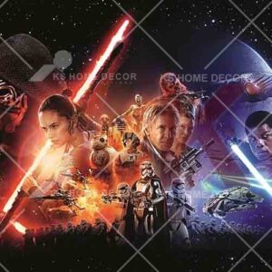 Star Wars Character Mural WIDE-Star-Wars