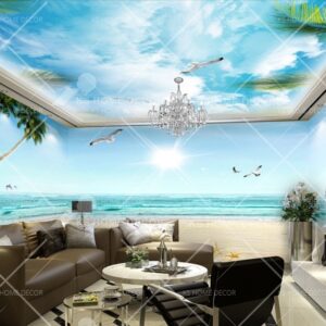 3D Theme Seaside Beach Nature Mural 15866115
