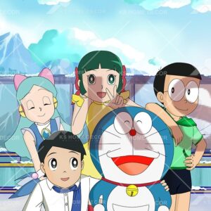 Doraemon Character Mural C18