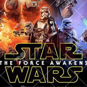 Star Wars Character Mural -star-wars