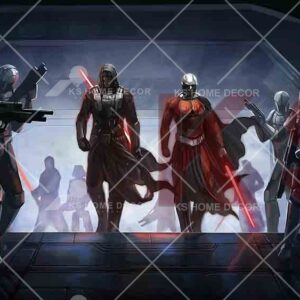 Star Wars Character Mural starwars-jedi-walk