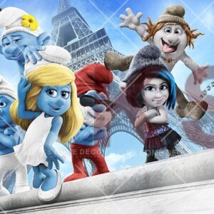 Smurf Character Mural C37