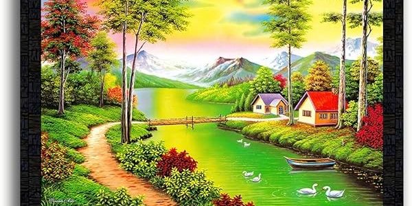 Multicolor Canvas Painting