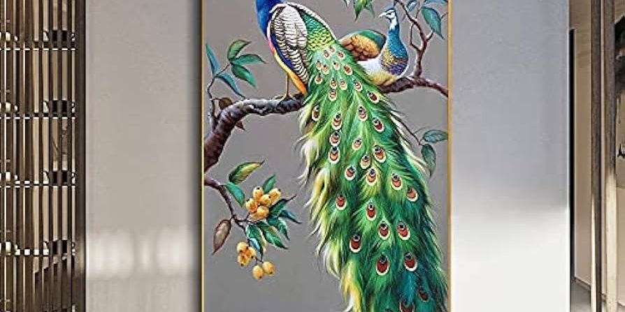 Peacock Canvas Painting