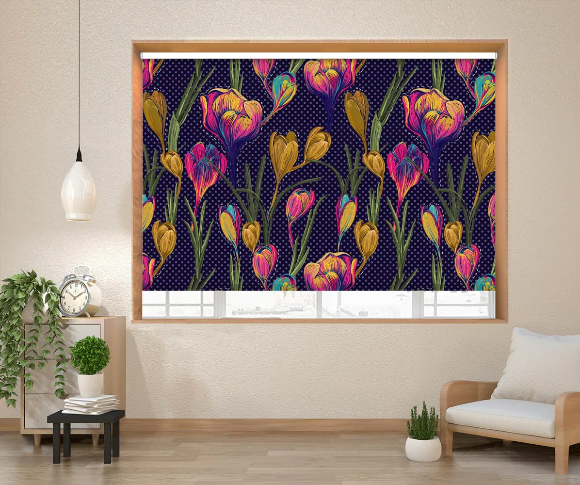 Floral Design roller Blind Floral Design Roller Blind