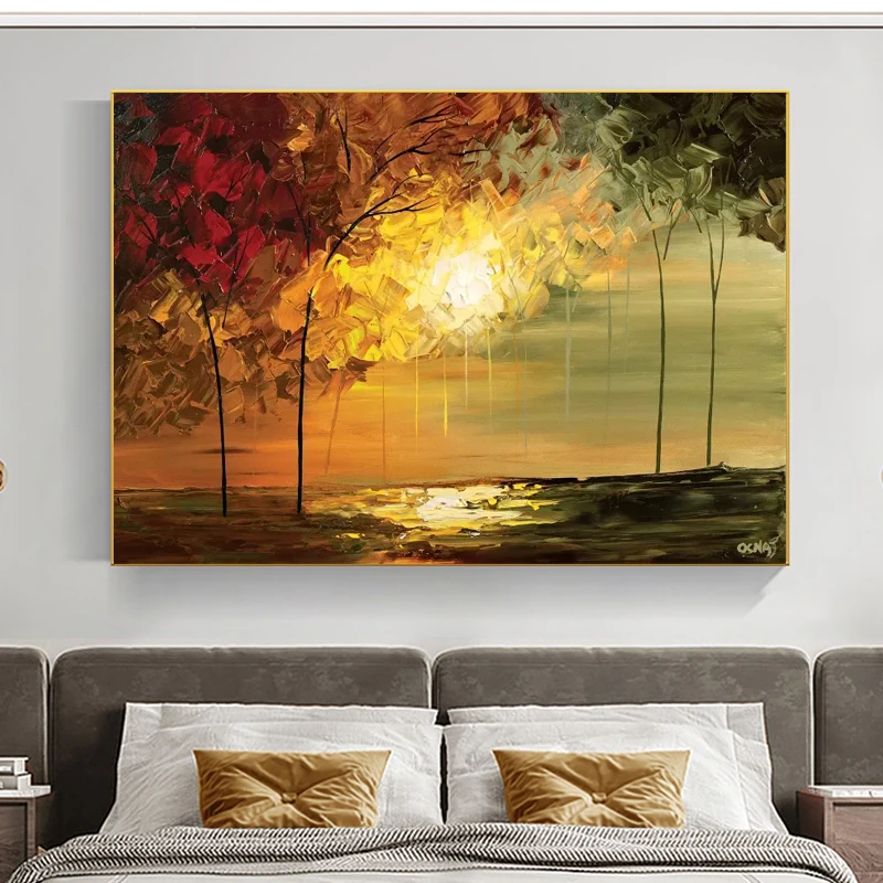 Forest Canvas Wall Painting Forest Canvas Wall Paintings