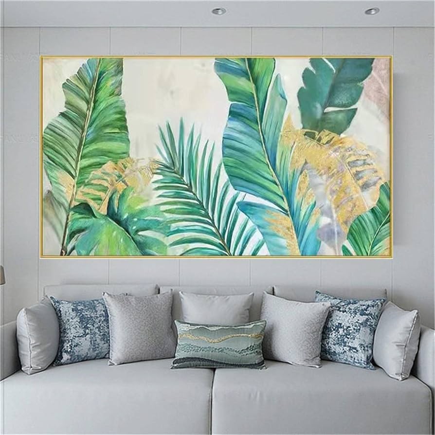 Leaf Abstract Oil Painting Leaf Abstract Oil Painting