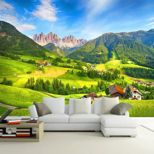 Mountain Valley Wallpaper