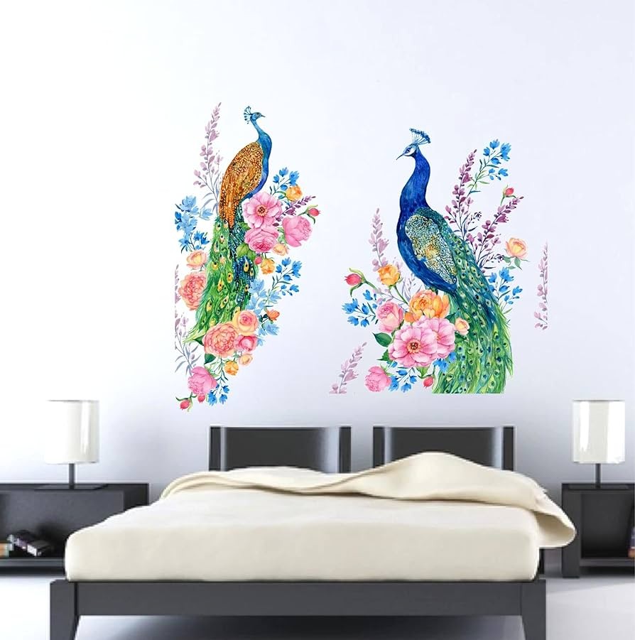 Peacock Wall Sticker Peacock Wall Sticker