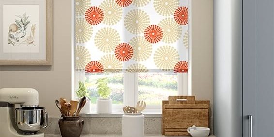 Salina Orange Roller Blinds