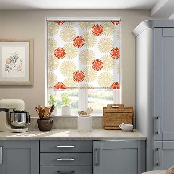 Salina Orange Roller Blind Salina Orange Roller Blinds