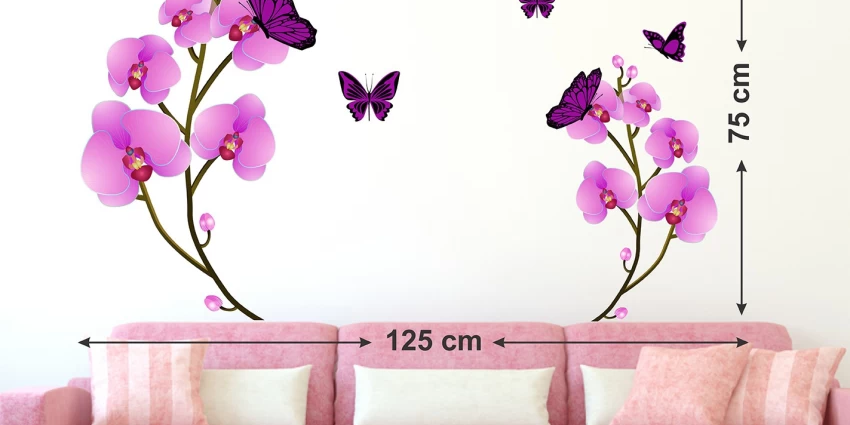 Flower Butterfly Wall Stickers Flower Butterfly Wall Stickers