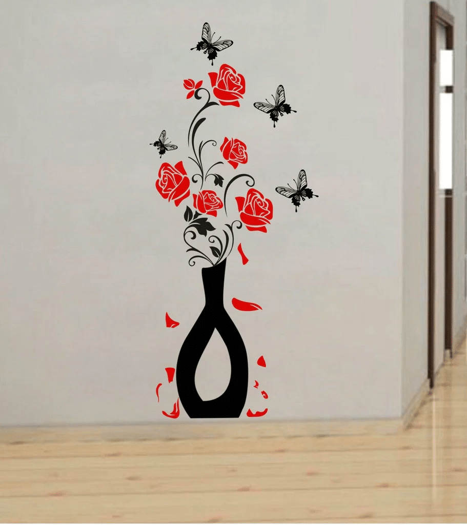 Flower Pot Wall Sticker Flower Pot Wall Stickers