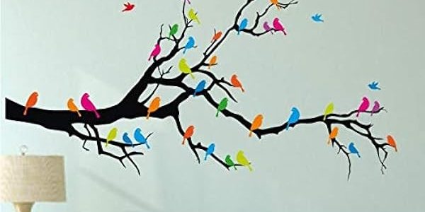 Long Tree Wall Stickers