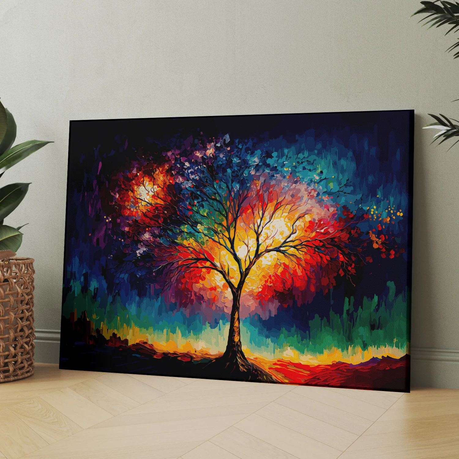 Vibrant Nature Canvas Painting Vibrant Nature Canvas Paintings