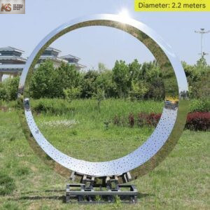 Stainless Steel Sculpture Crescent