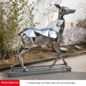 Stainless Steel Sculpture Deer
