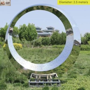 Stainless Steel Sculpture Crescent
