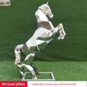 Stainless Steel Sculpture Horse