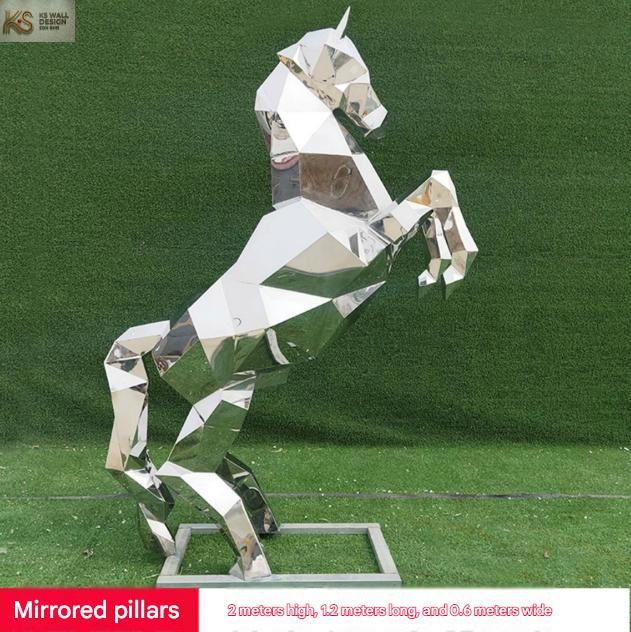 Stainless Steel Sculpture Horse