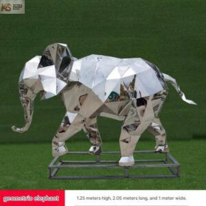 Stainless Steel Sculpture Elephant