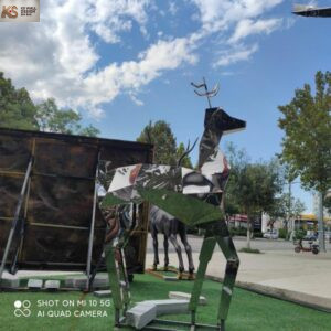 Stainless Steel Sculpture Deer