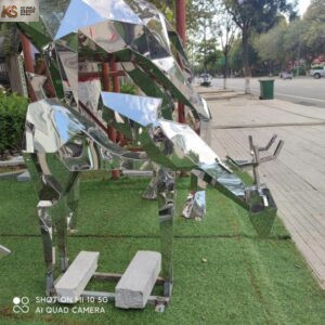 Stainless Steel Sculpture Deer